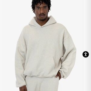 Los Angeles Apparel fleece wide hoodie